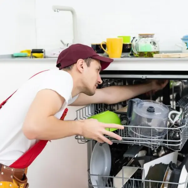 Dishwasher not draining water fixed by dishwasher repairs Sydney technician