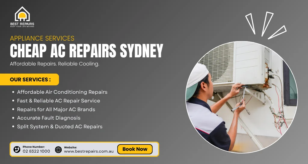 Cheap AC repairs in Sydney by expert technicians