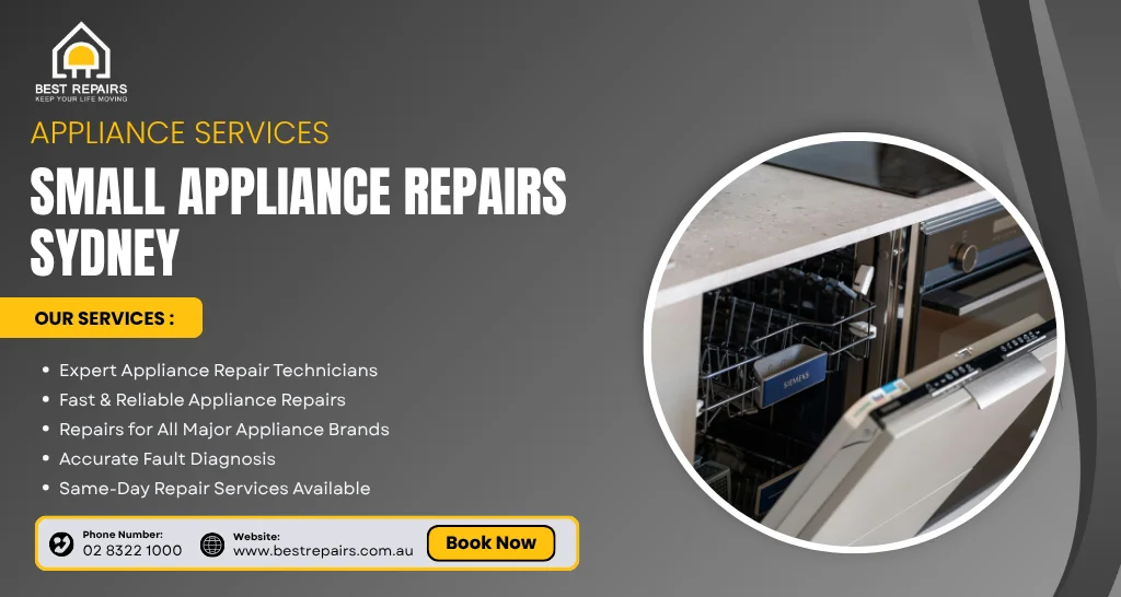 Small appliance repairs in Sydney by experienced technicians