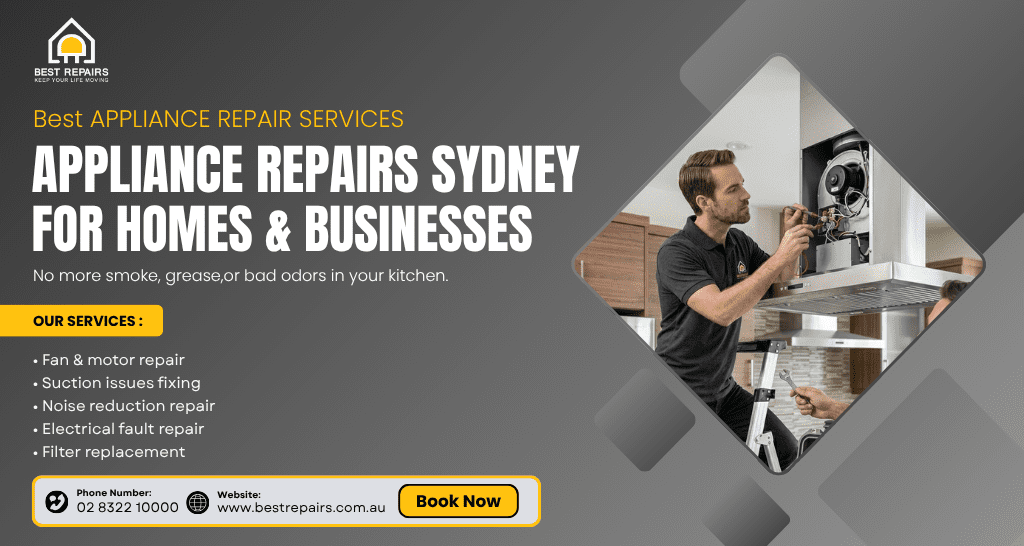 Best Appliance Repairs Sydney for fast, reliable and professional repair services for home and business appliances.