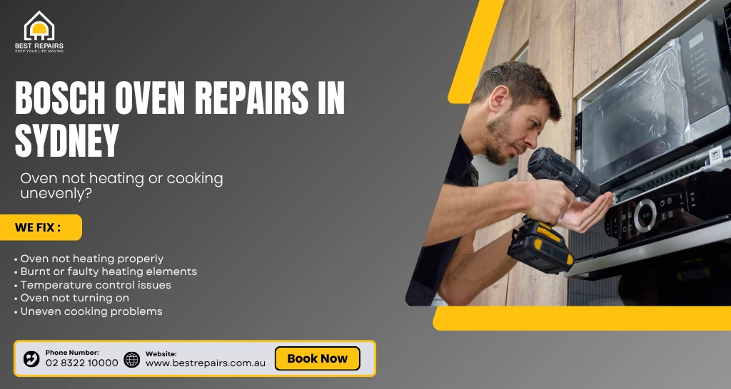 Professional Bosch oven repairs Sydney service in action