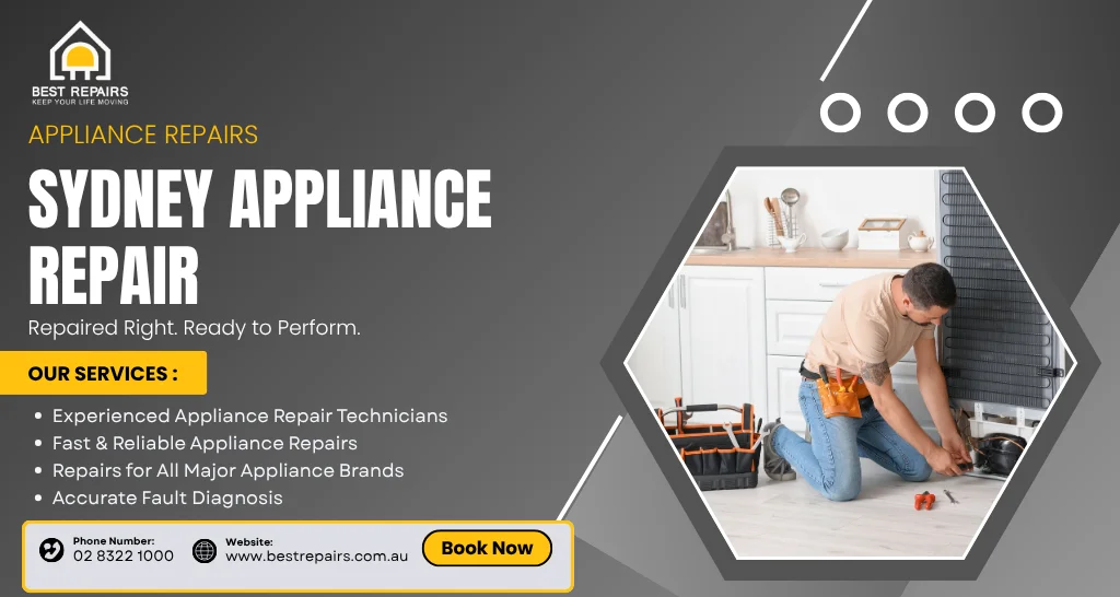 Sydney appliance repairs service for home and commercial appliances