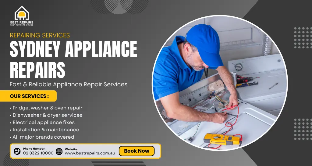 Sydney appliance repairs service for home and commercial appliances