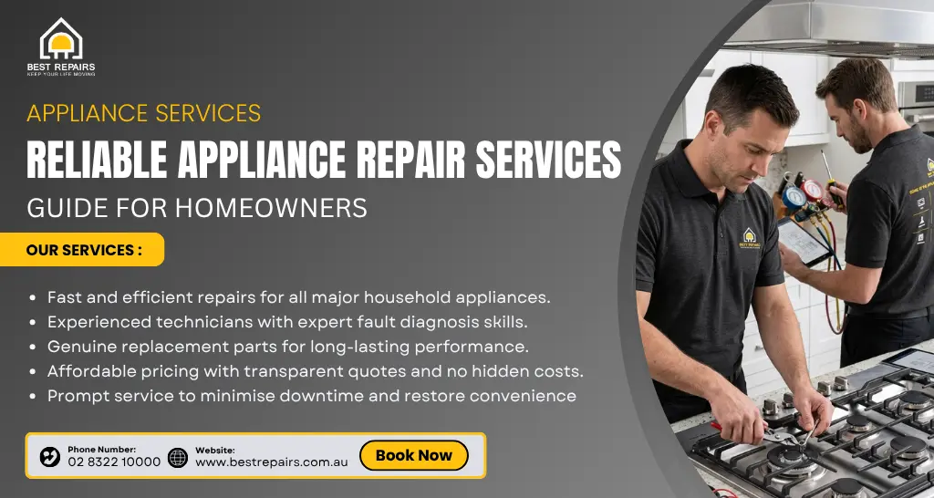 Reliable appliance repair services in Sydney